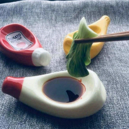 ケチャップボトル型ソース皿 【1皿】